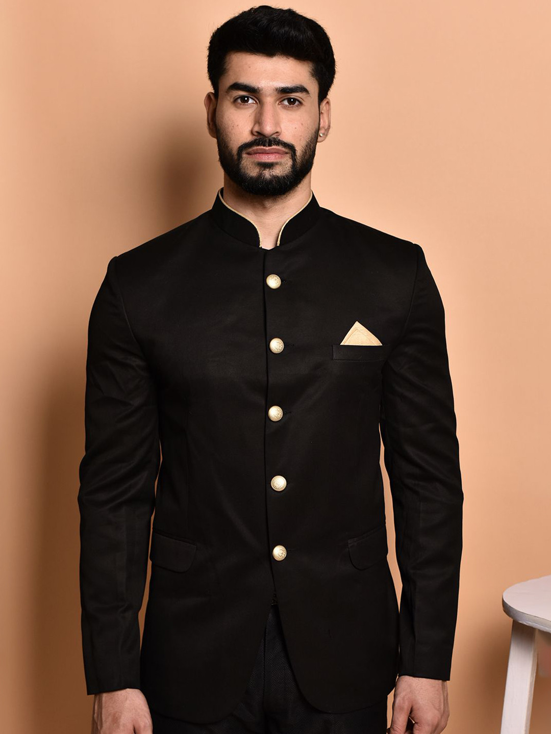 PRINTINDIA Bandhgala Blazer