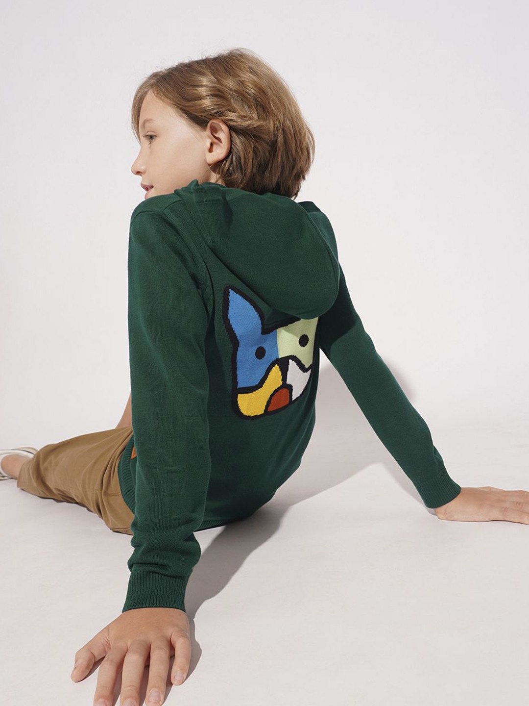 Jack & Jones Junior Boys Cardigan with Zip Detail Detail