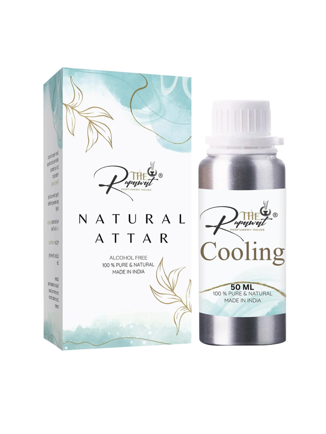 THE RUPAWAT Perfumery House Cooling Natural & Pure Alcohol Free Attar - 50 ml