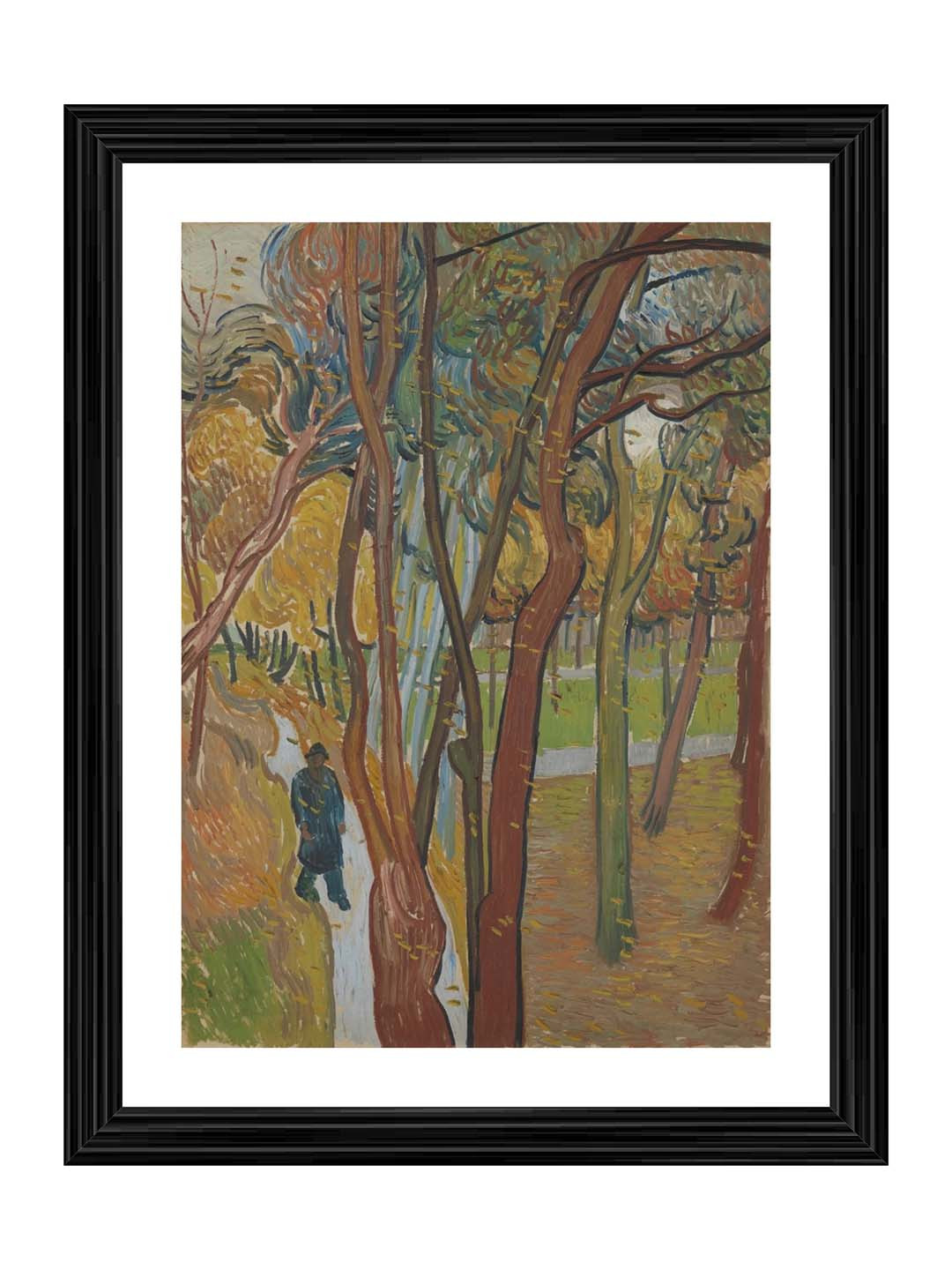 AdventuresIndia The Garden of Saint Paul Wood Wall Paintings Wall Art-23.6 x 17.7In