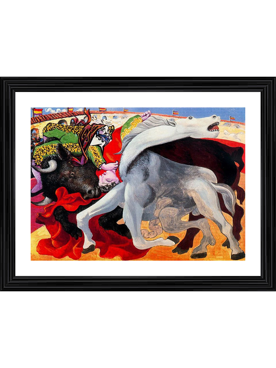 Adventures India Wood Wall Rectangle Paintings Wall Art - 16 x 21 In