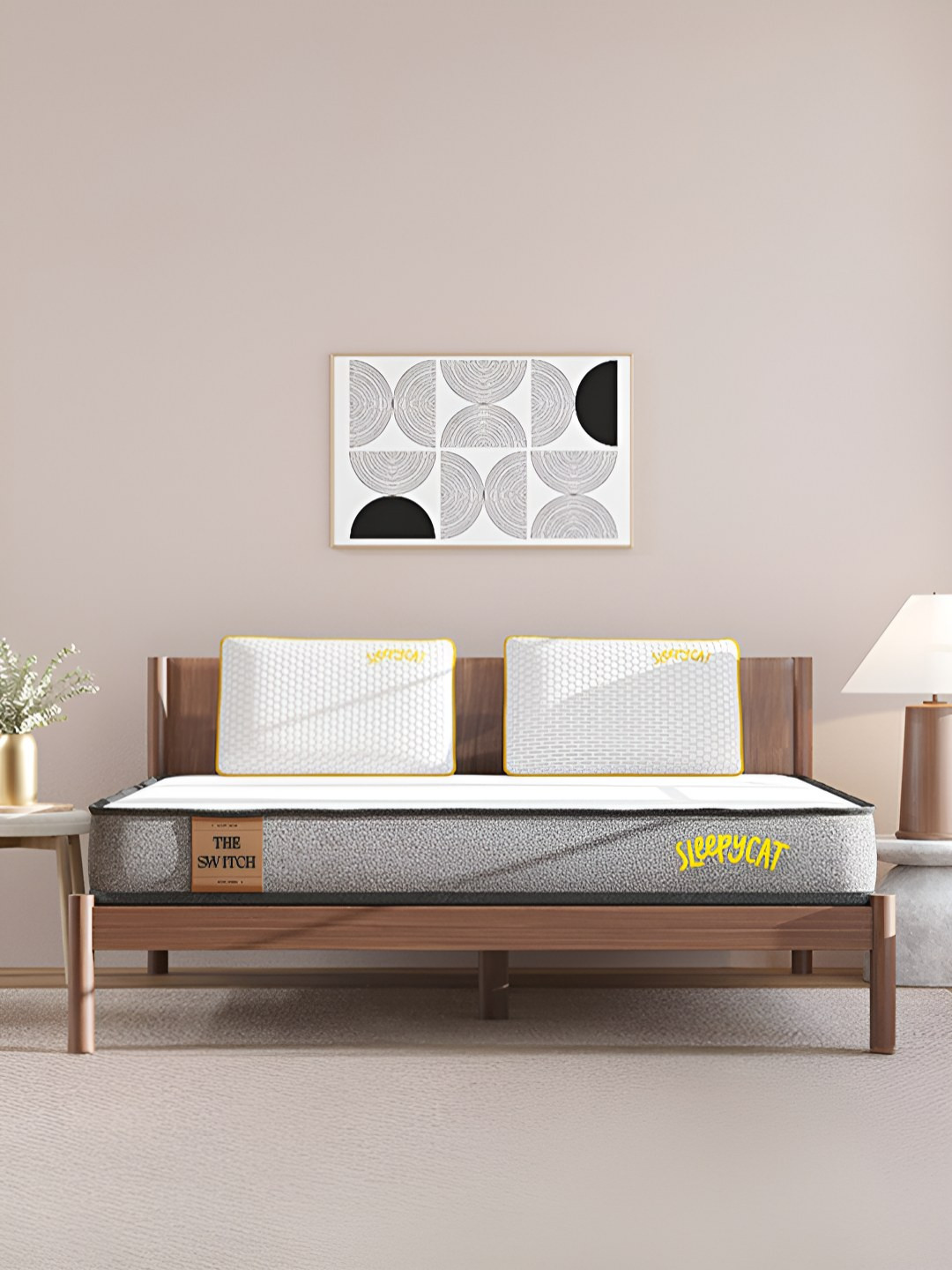 SleepyCat Switch Dual Ortho 6 Inch Thickness Queen Size Mattress 78x60x6 Inches