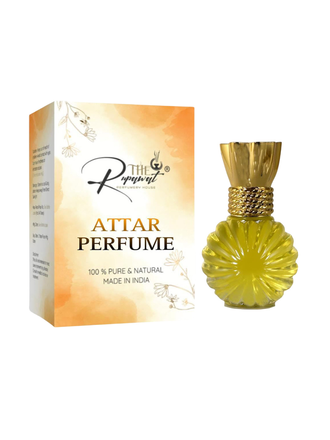 THE RUPAWAT Perfumery House Fasli Rose 100% Natural & Pure Alcohol Free Attar - 12 ml