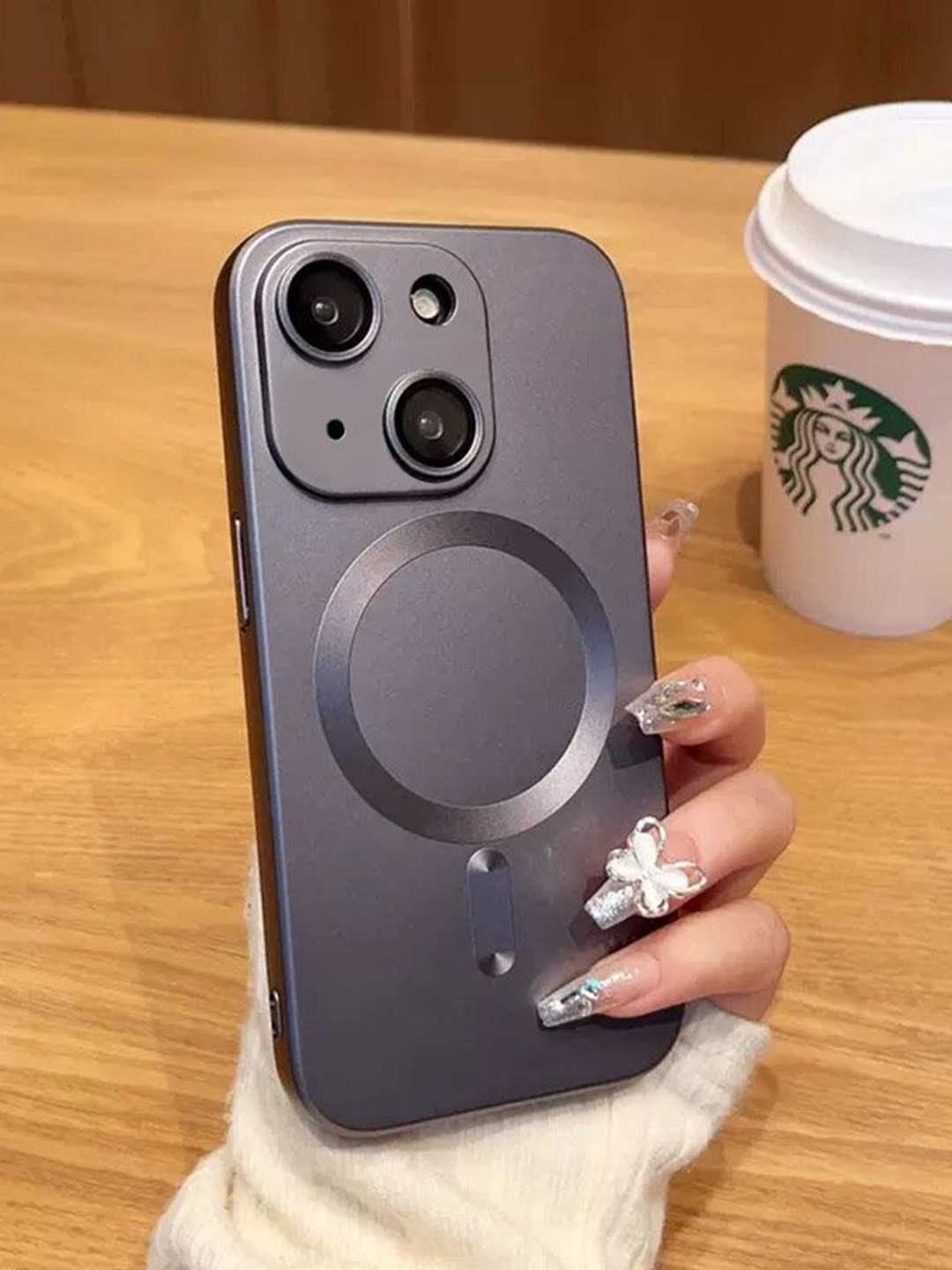 Luxury Kase Solid Printed iPhone 15 Back Case Mobile Accessories