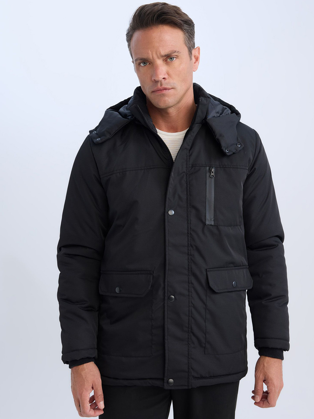 DeFacto Men Crop Quilted Jacket