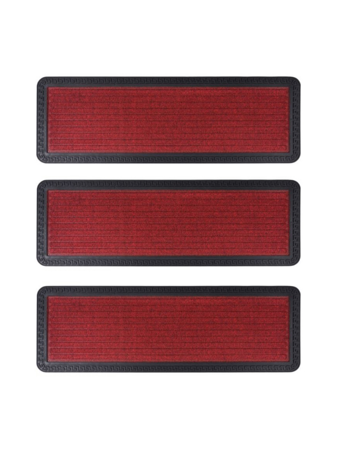 Black gold 3-Pcs Red Floor Runners