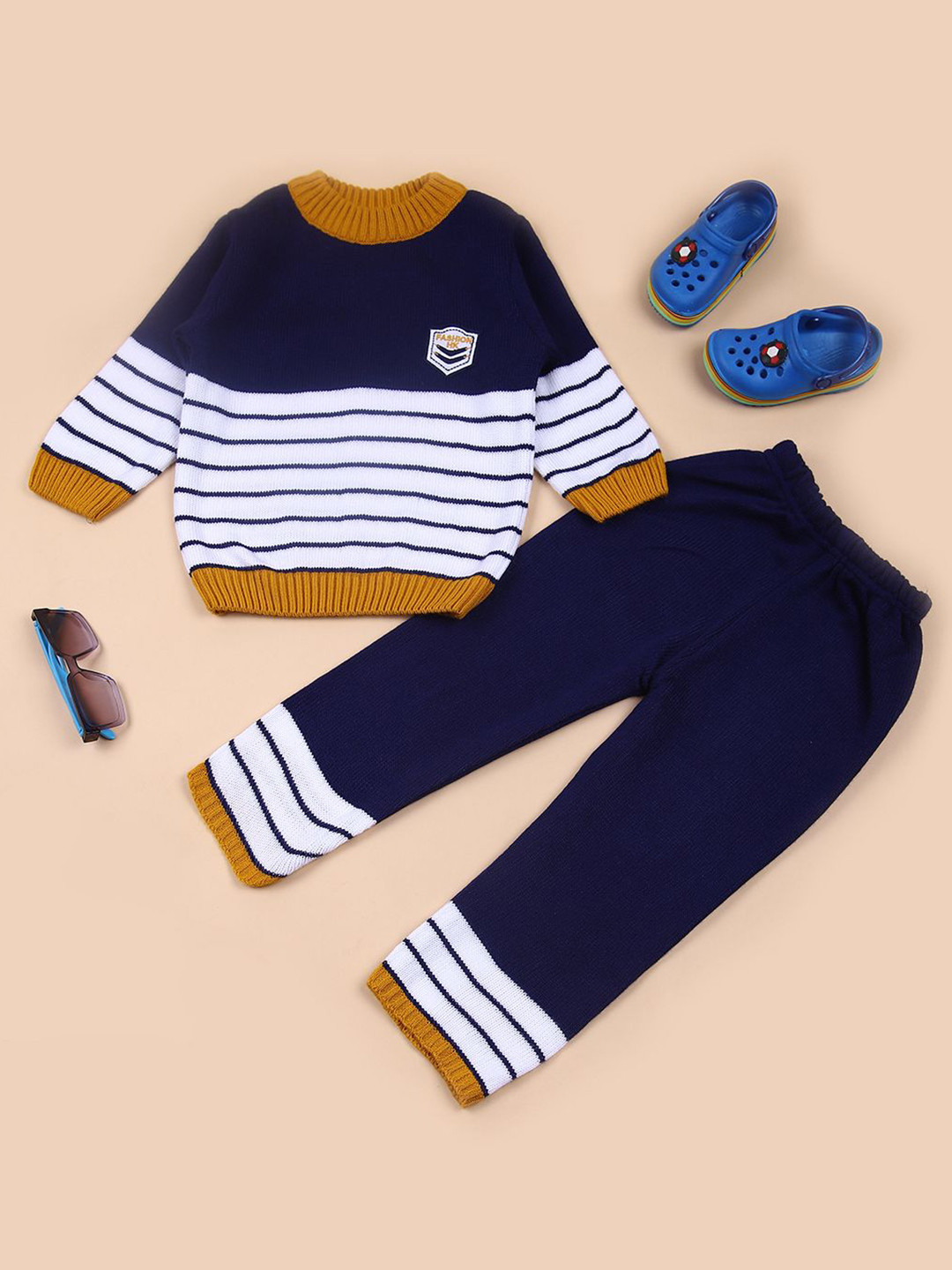 V-Mart Boys Striped Pyjamas