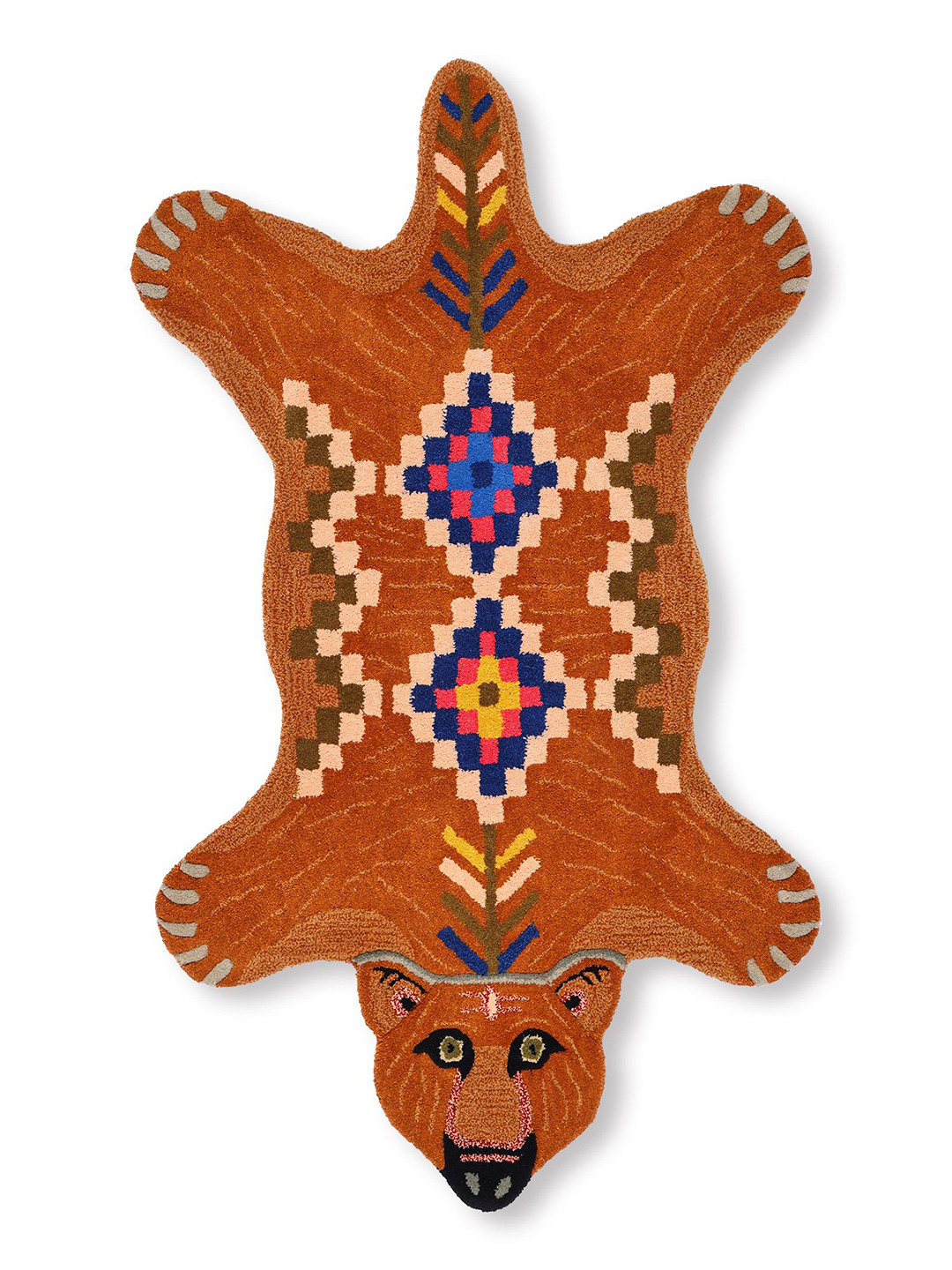 Exotic India Handmade Polar Bear Shaped Yogic Asana Mat