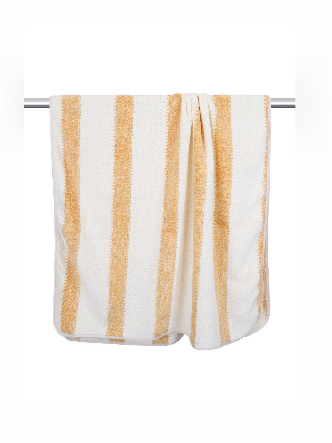 Black gold Yellow & White 4 Striped Other 300 GSM Bath Towel