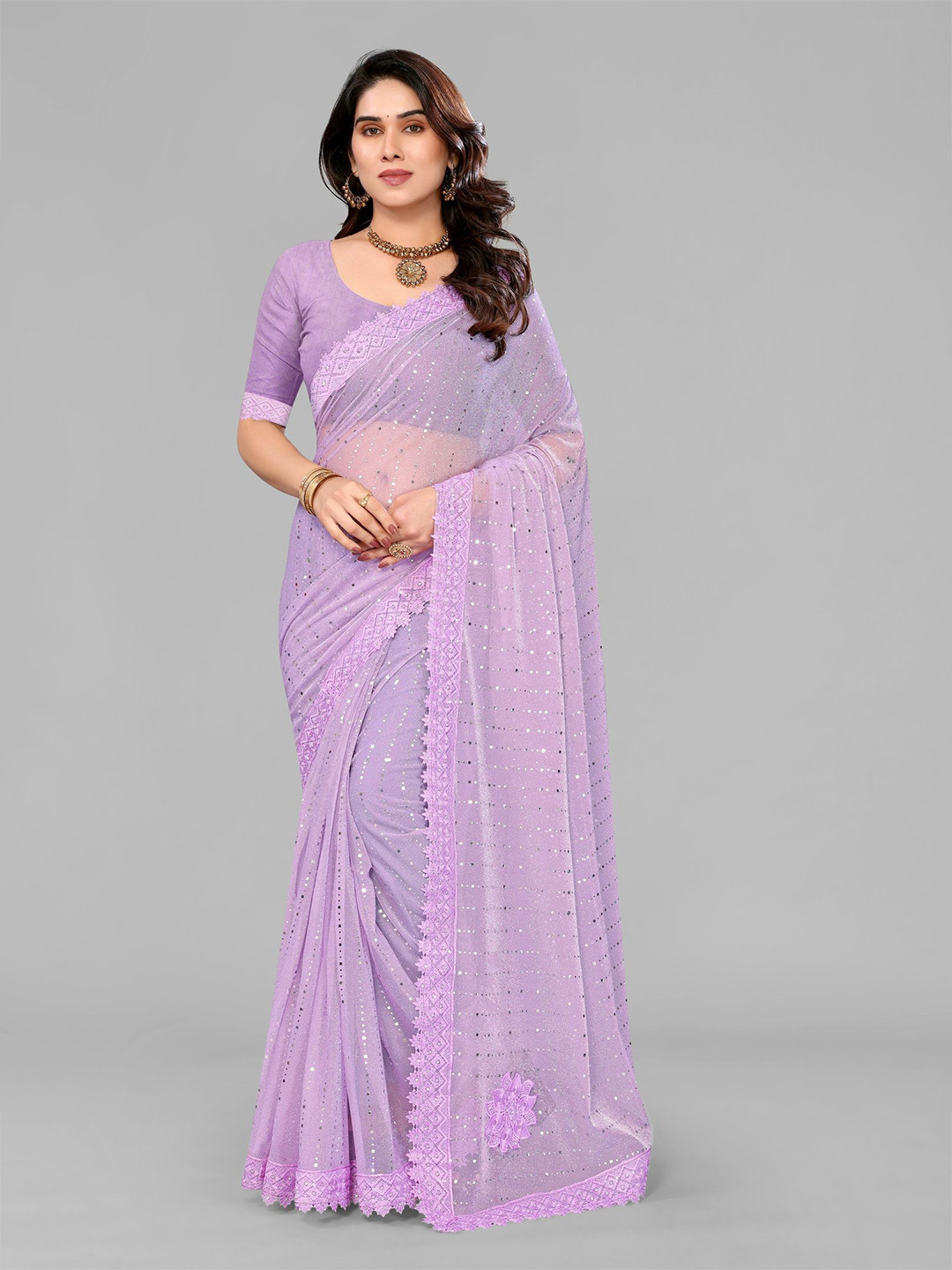 VIJAYA VALLABH Striped Saree