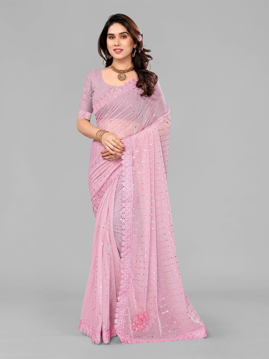 VIJAYA VALLABH Striped Saree
