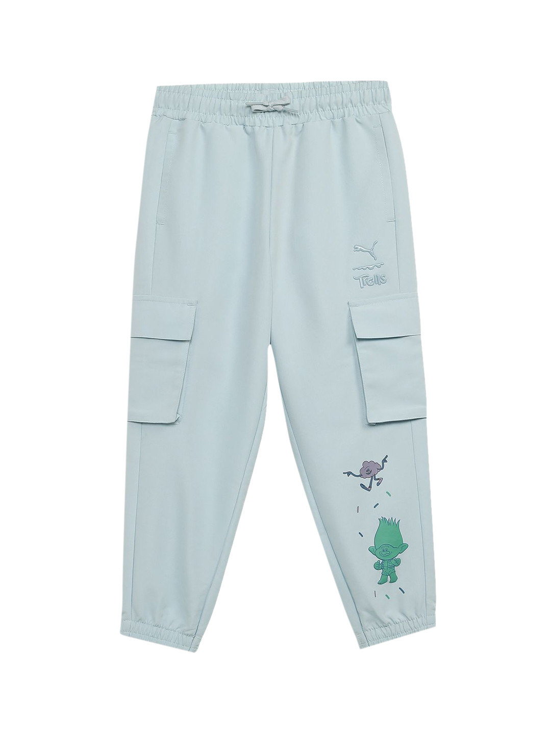 Puma x Trolls Boys Relaxed-Fit Cargo Trousers