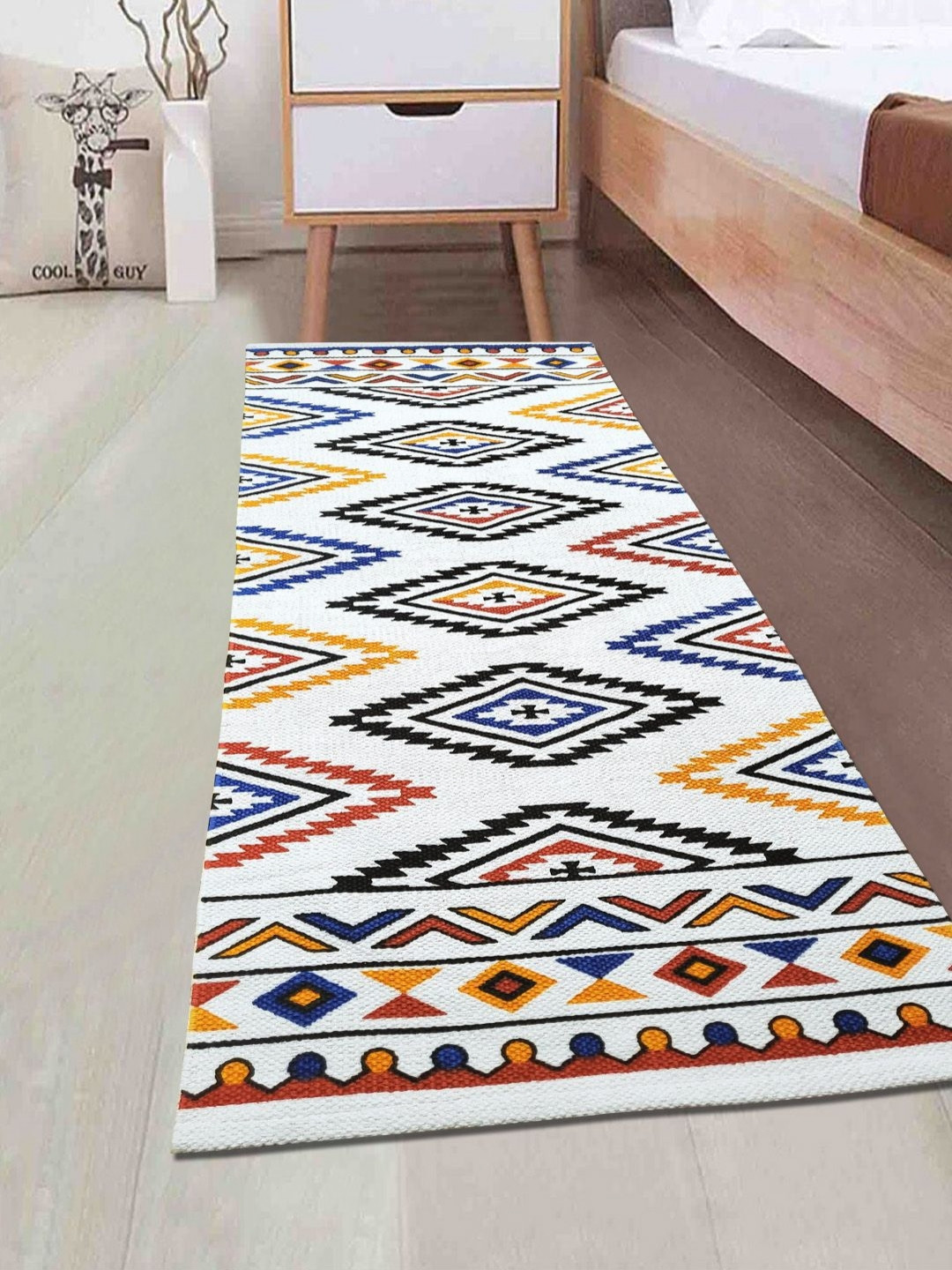 ANA White & Orange Printed FloorMats