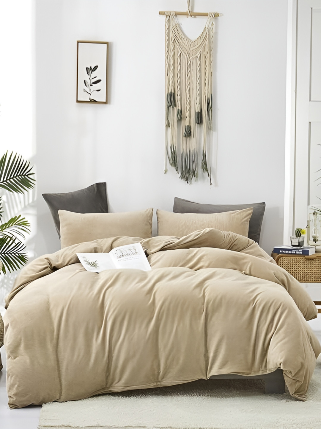 MORADO Camel Brown Single Duvet Cover