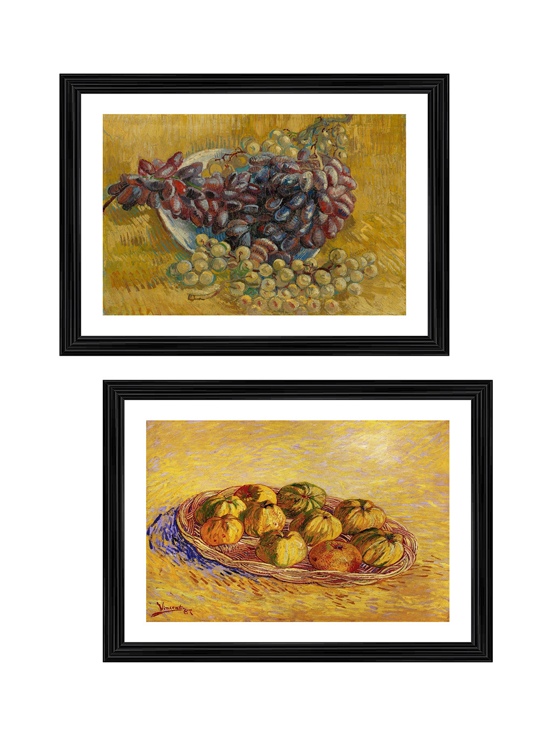 Adventures India Mustard & Red 2 Pieces Wooden Wall Art