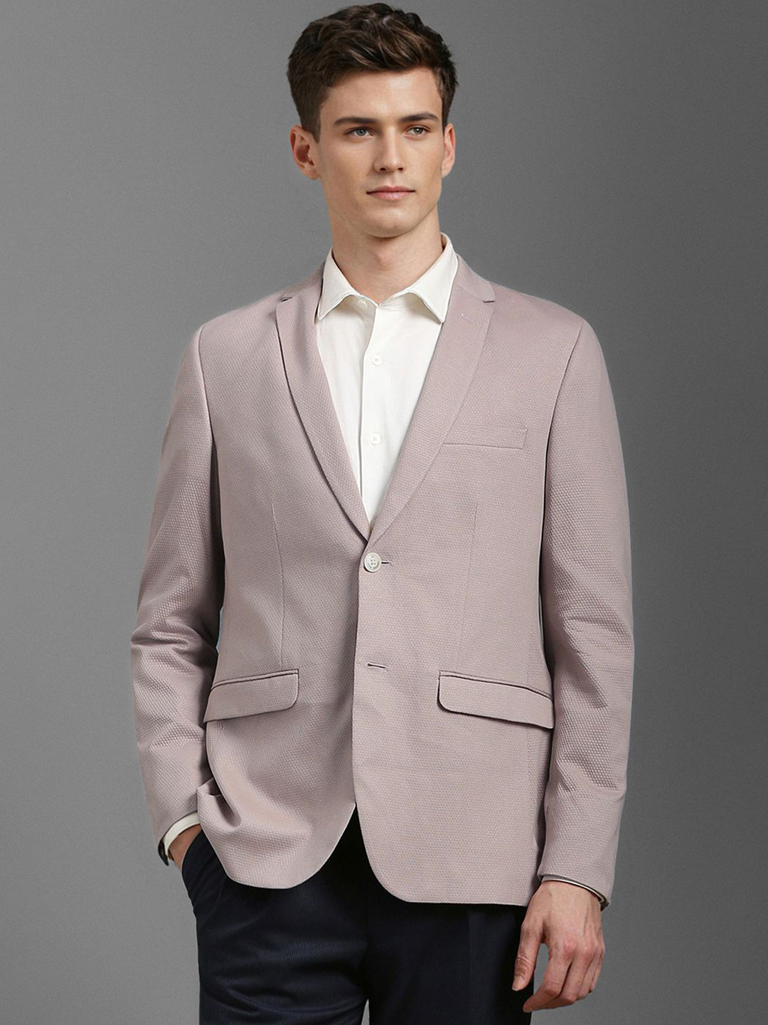 Louis Philippe Sport Single Breasted Blazer