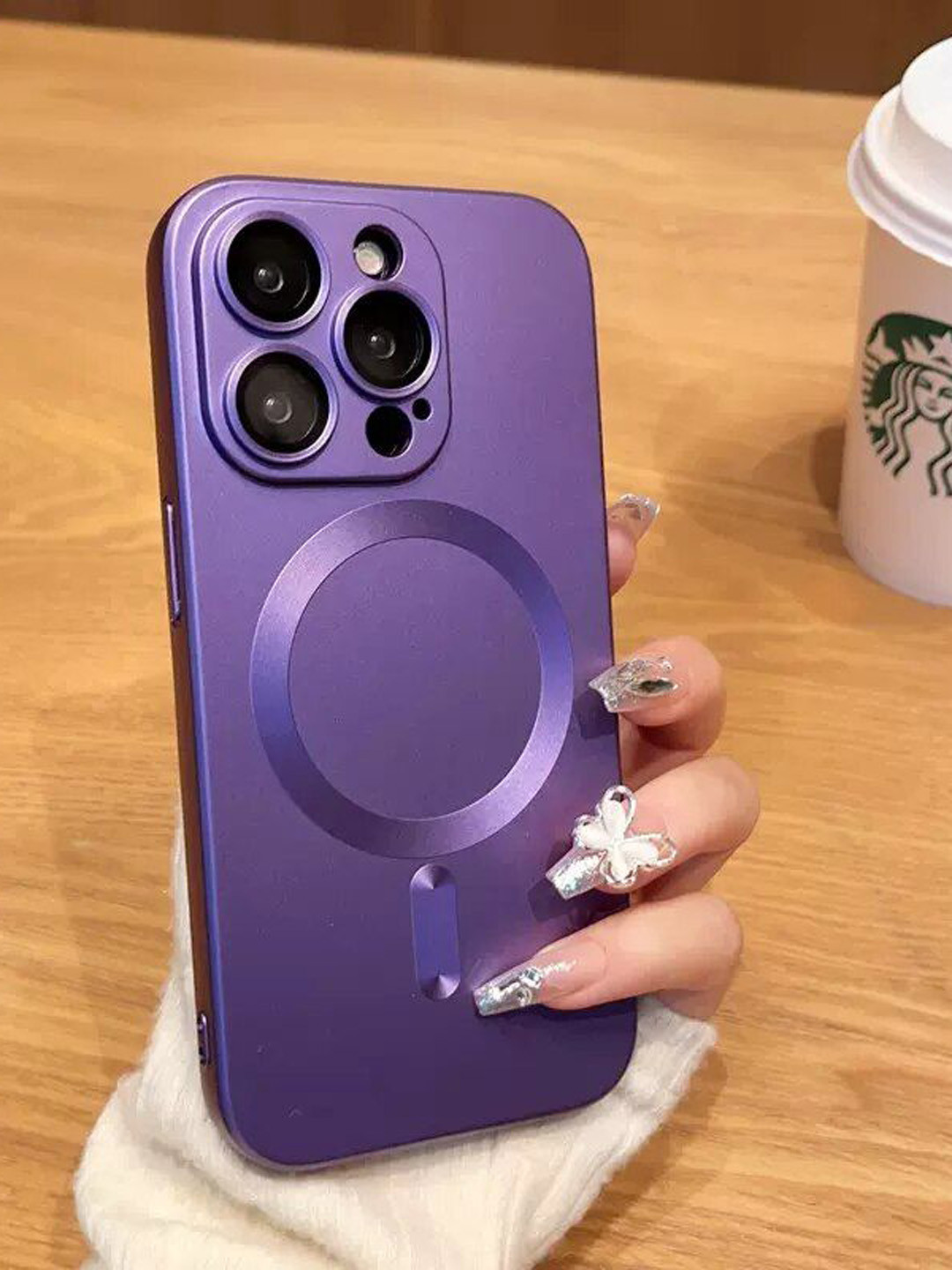Luxury Kase Solid Printed iPhone 14 Pro Max Back Case Mobile Accessories