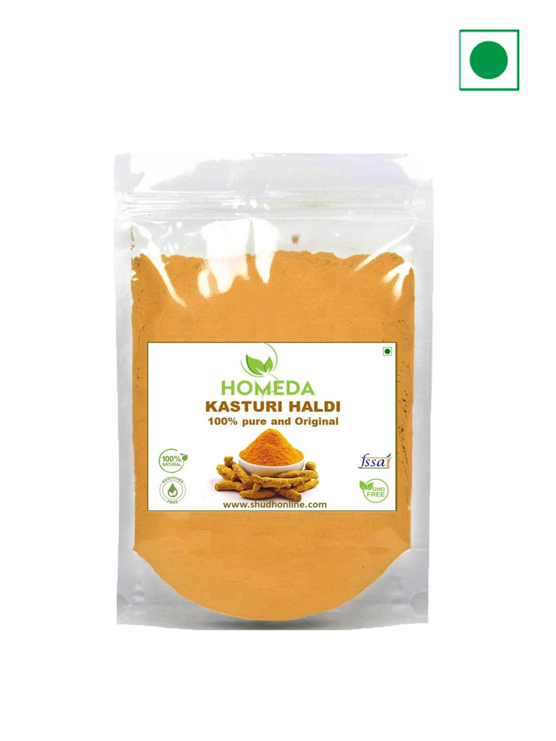 Homeda Natural Kasturi Haldi Powder for Face and Skin - 500 g