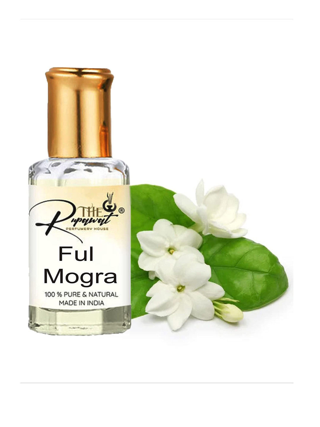 THE RUPAWAT Perfumery House Ful Mogra 100% Natural & Pure Alcohol Free Attar- 12 ml