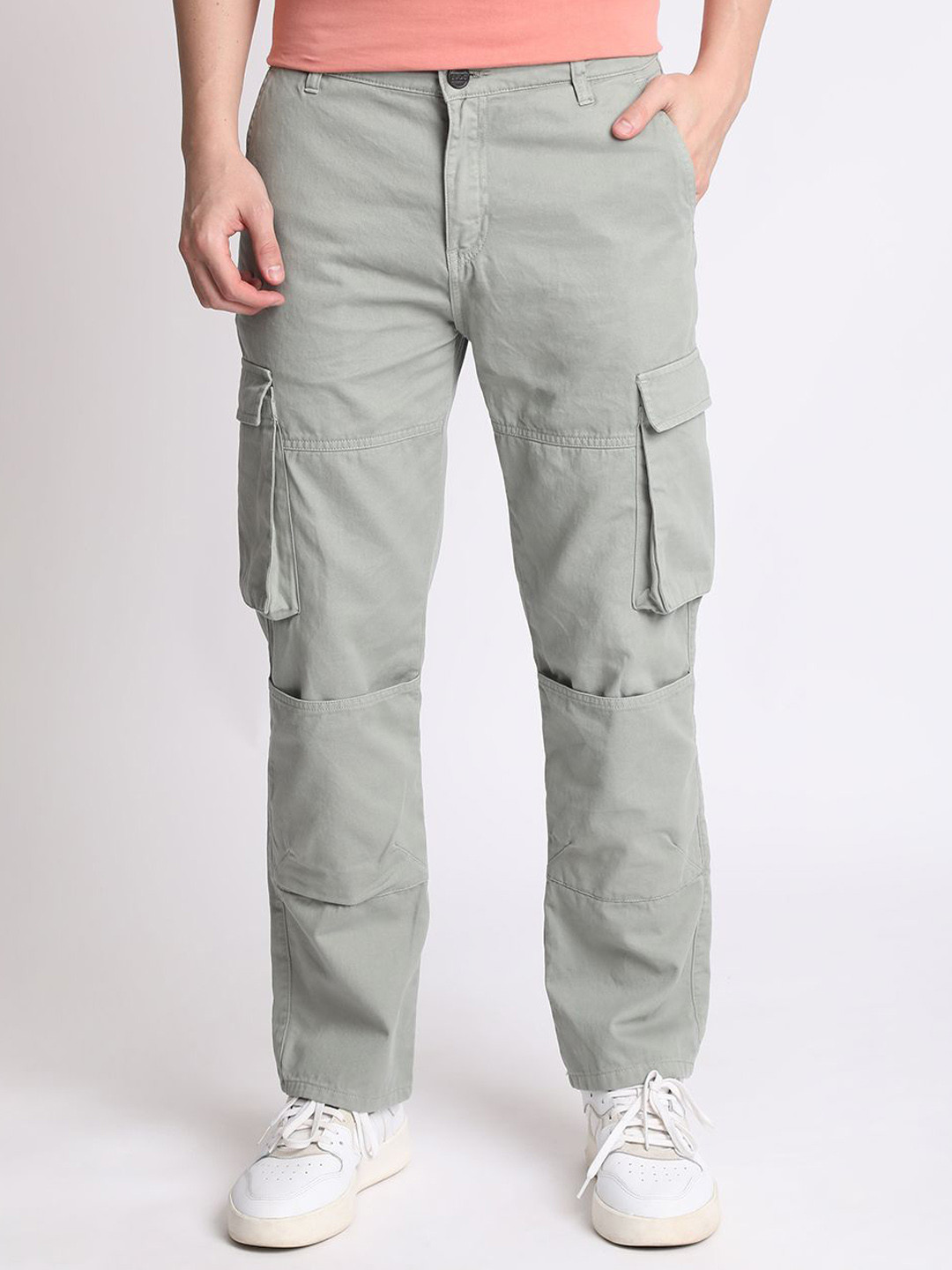 IVOC Men Relaxed Fit Cargo Trousers