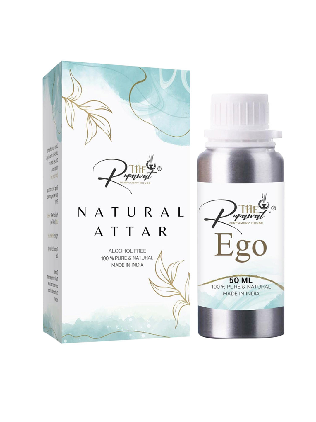 THE RUPAWAT Perfumery House Ego 100% Pure & Natural Alcohol Free Attar - 50 ml