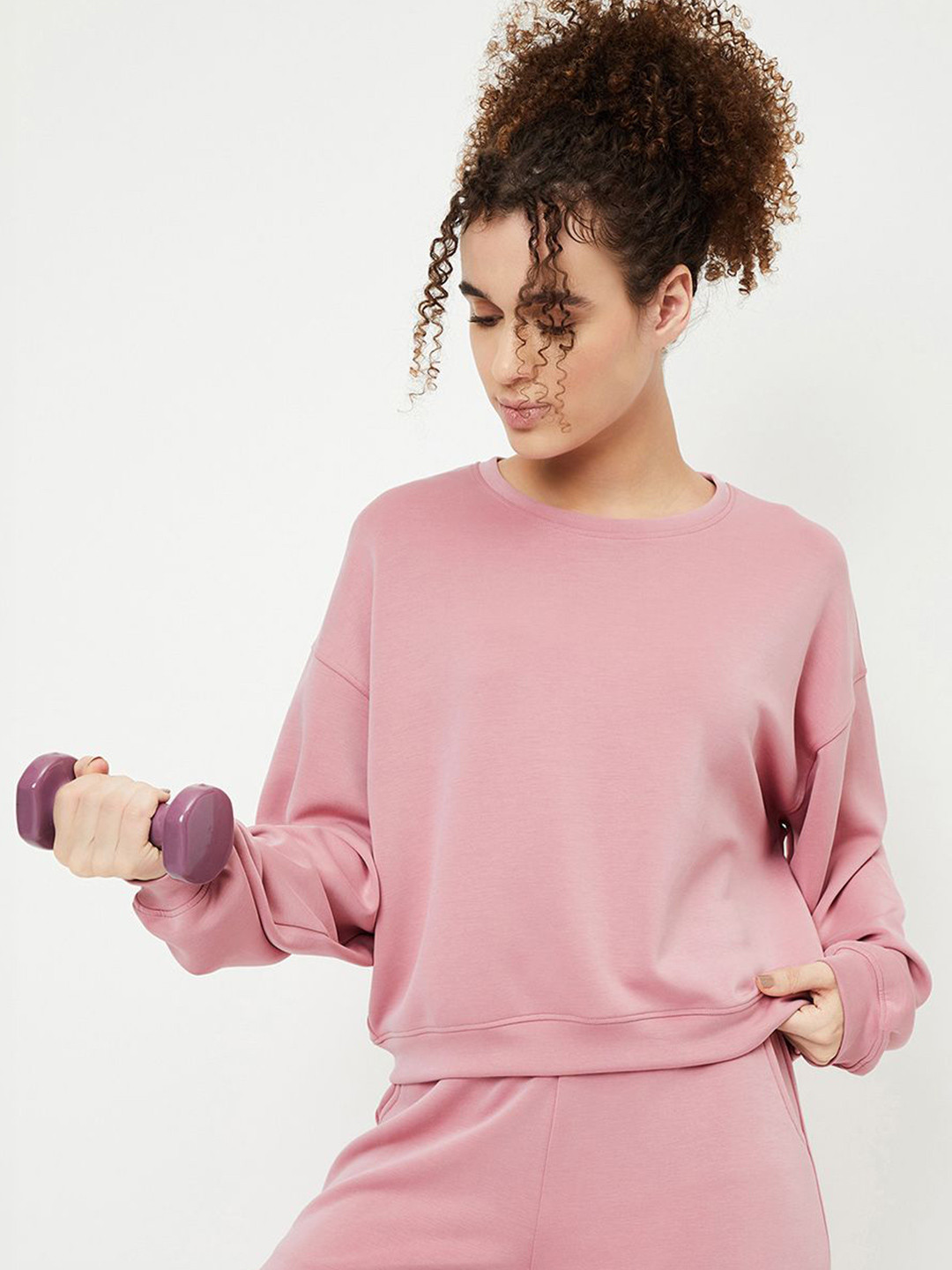 max Women Round Neck Long Sleeves Sweatshirt