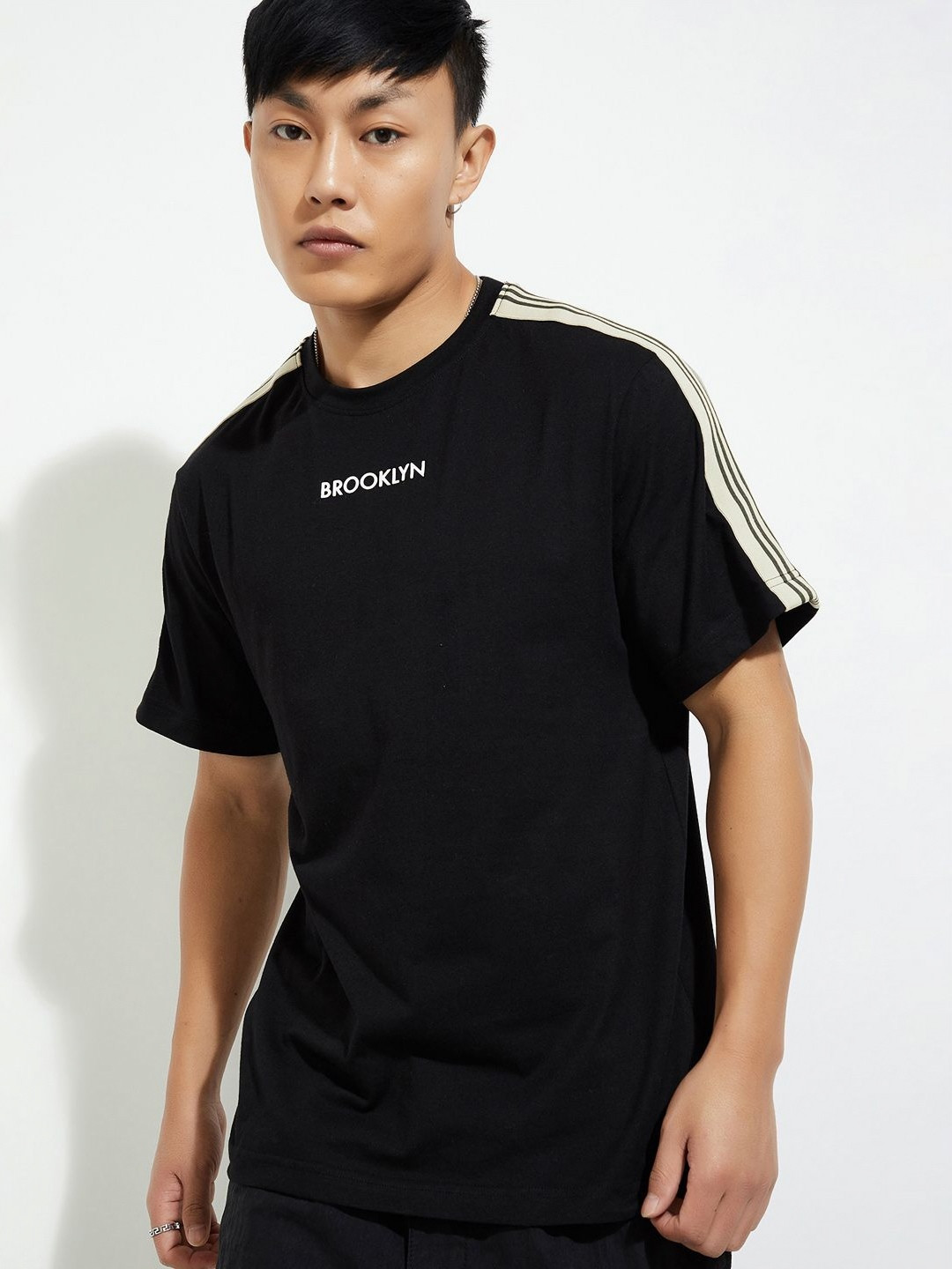 MAX URB_N Men Striped T-shirt