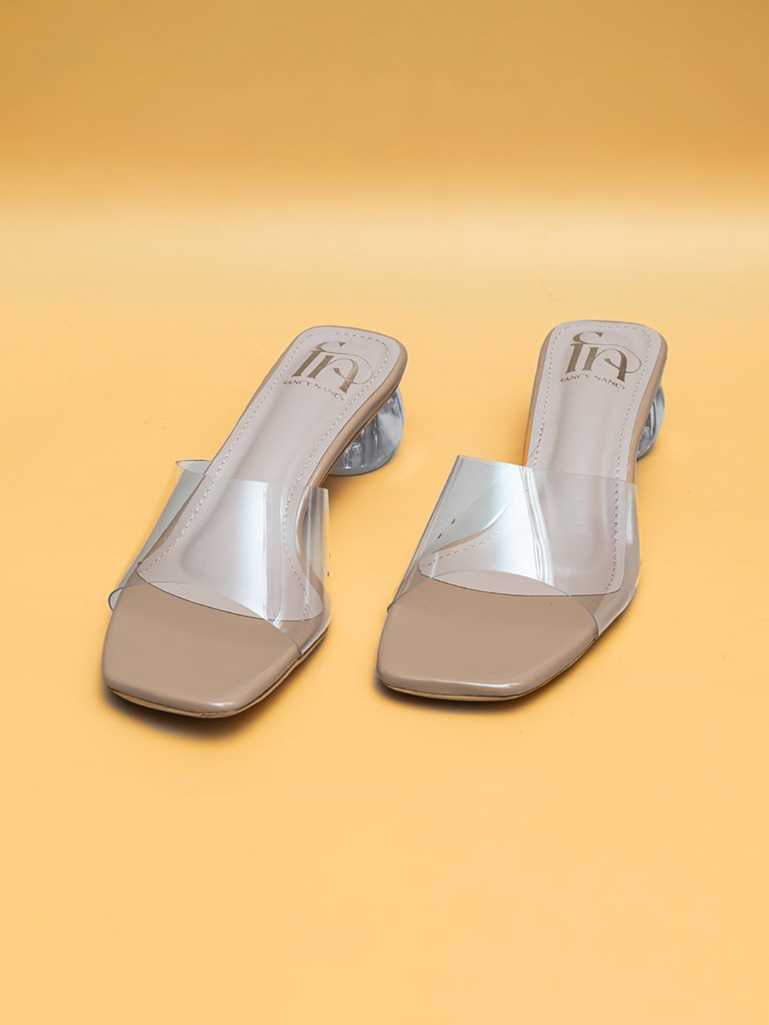 Fancy Nancy Colourblocked Block Sandals