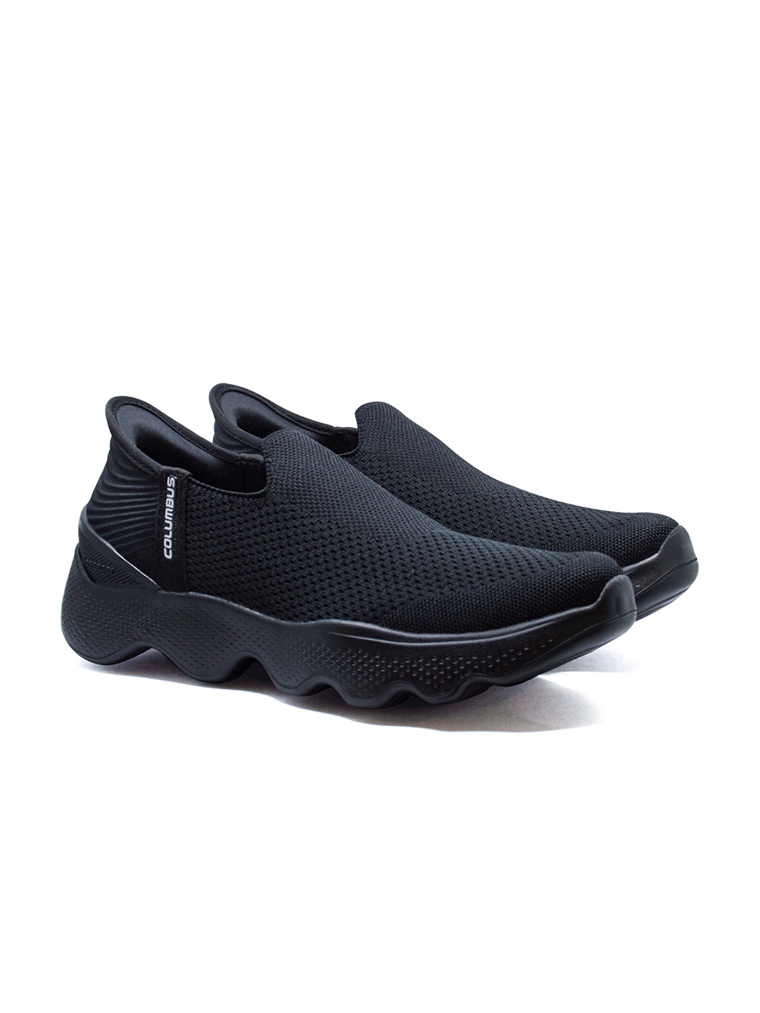 Columbus Men Woven Design Slip-On Sneakers