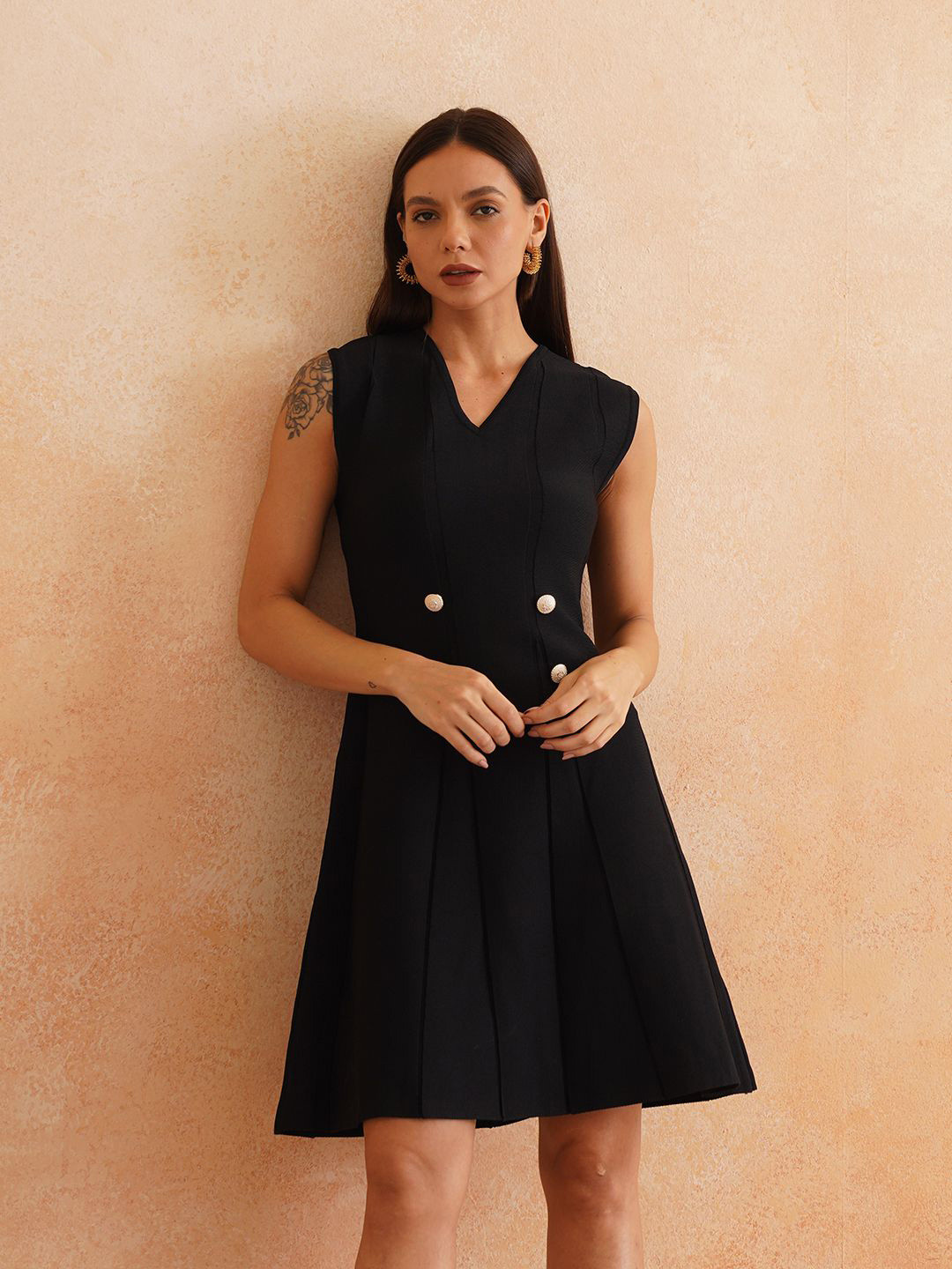 Beatnik Bodycon Mini Dress