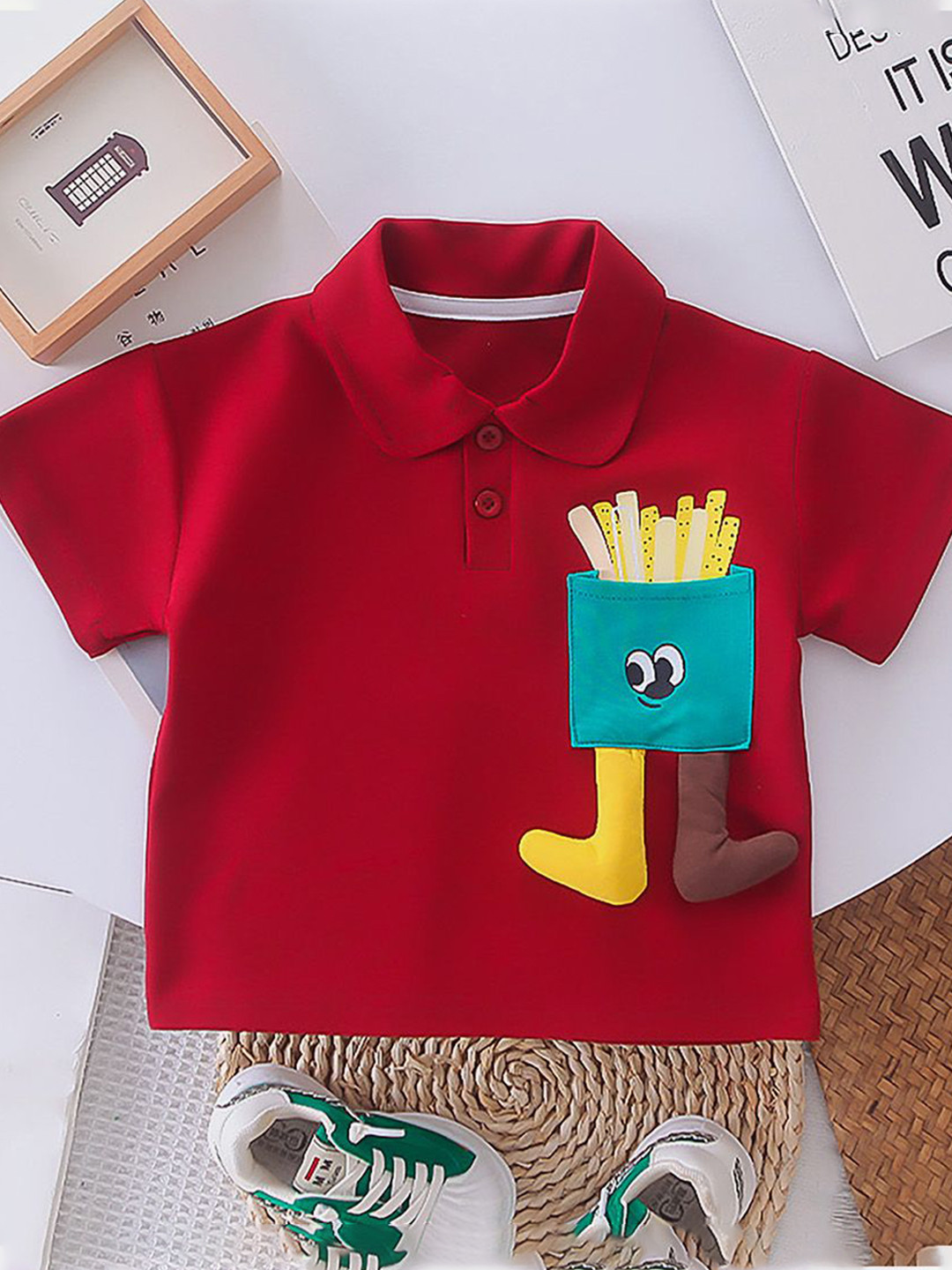 Little Surprise Box LLP Kids Printed T-Shirt & Shorts Clothing Set