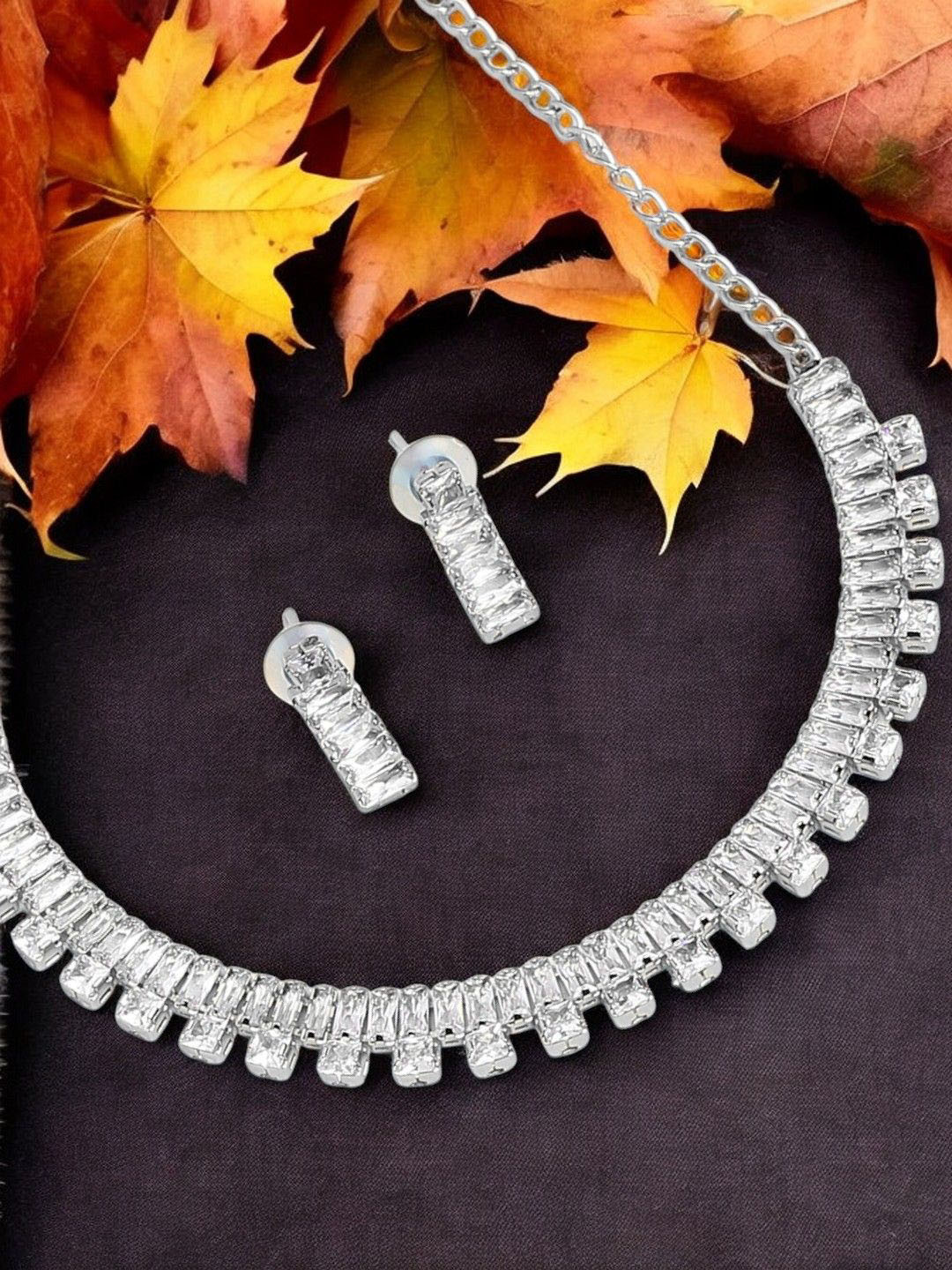 OOMPH CZ & AD-Studded Jewellery Set