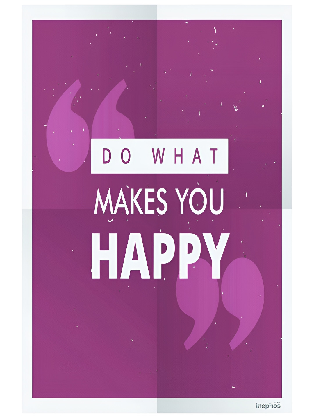 Inephos Purple Paper Wall Living Room Rectangle Photographs Wall Art -11.97 x 17.99In