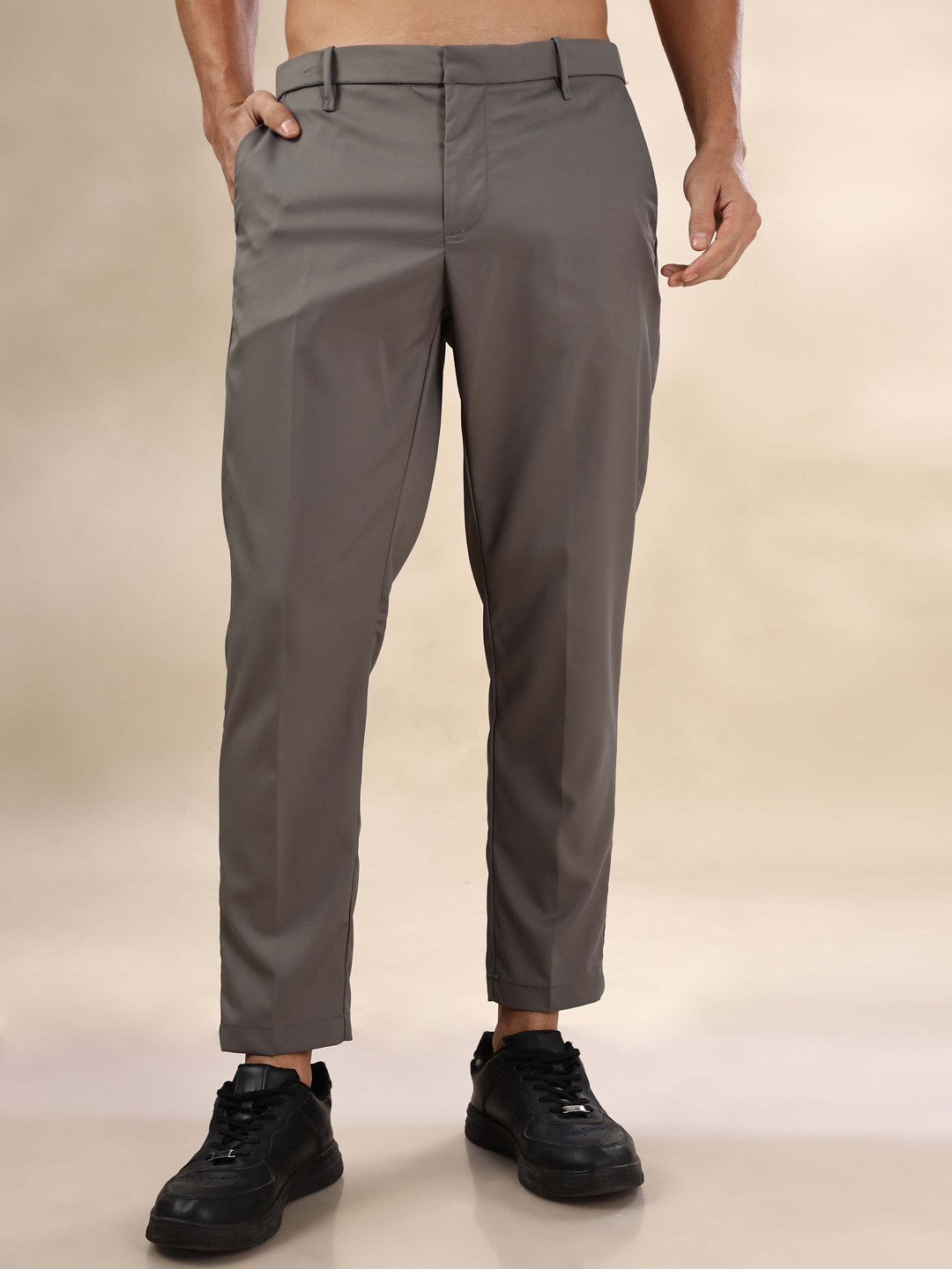 HERE&NOW Men Slim Fit Trousers