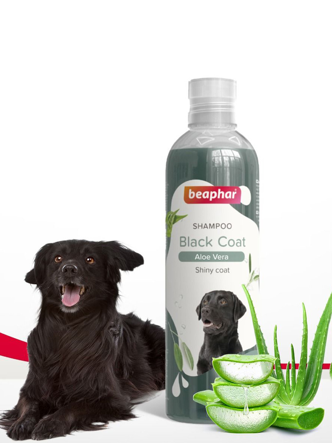 Beaphar Black Coat Dog Herbal Shampoo with Aloe Vera - 250 ml