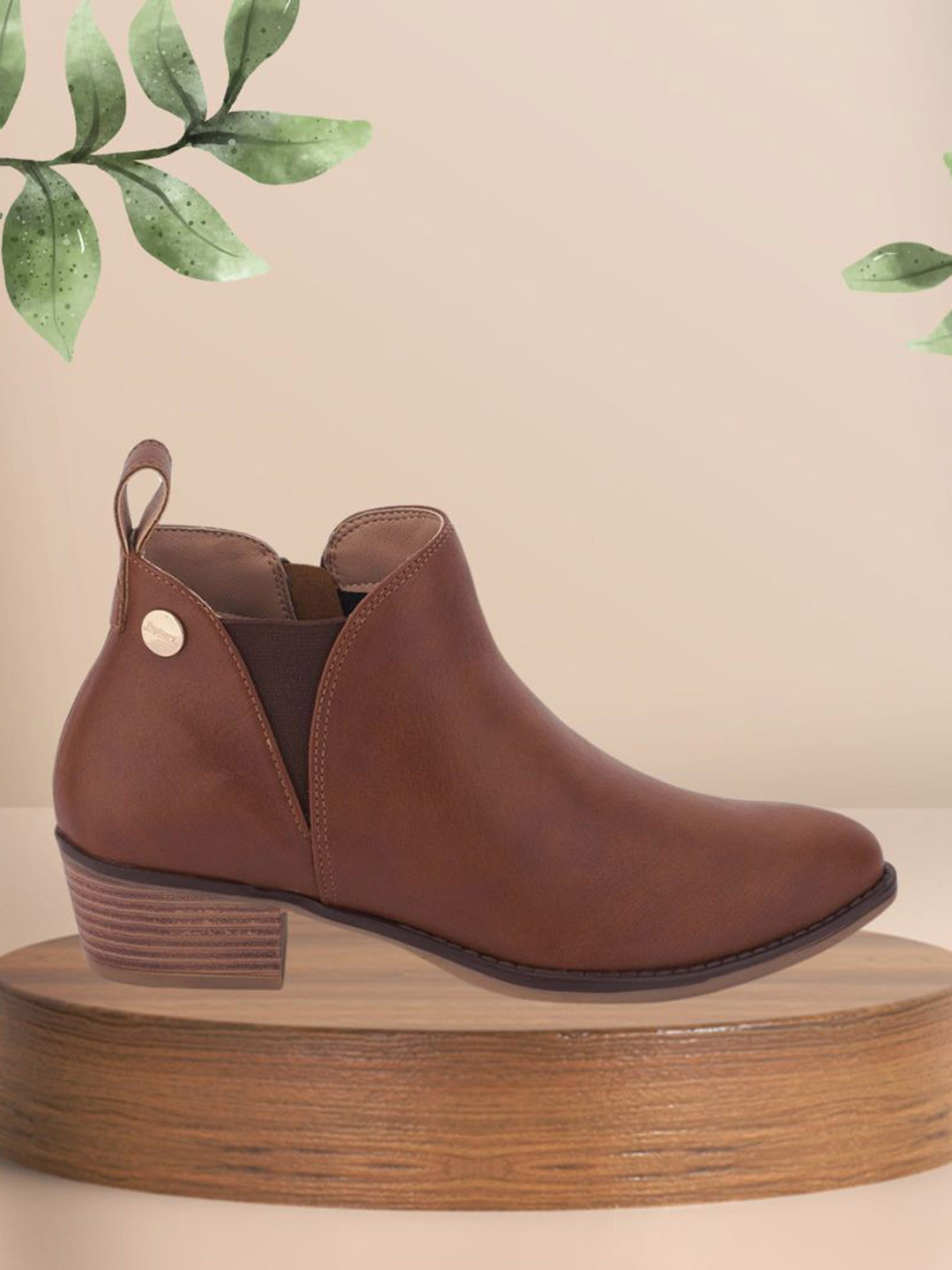 PEPITOES Women Block-Heeled Regular Boots