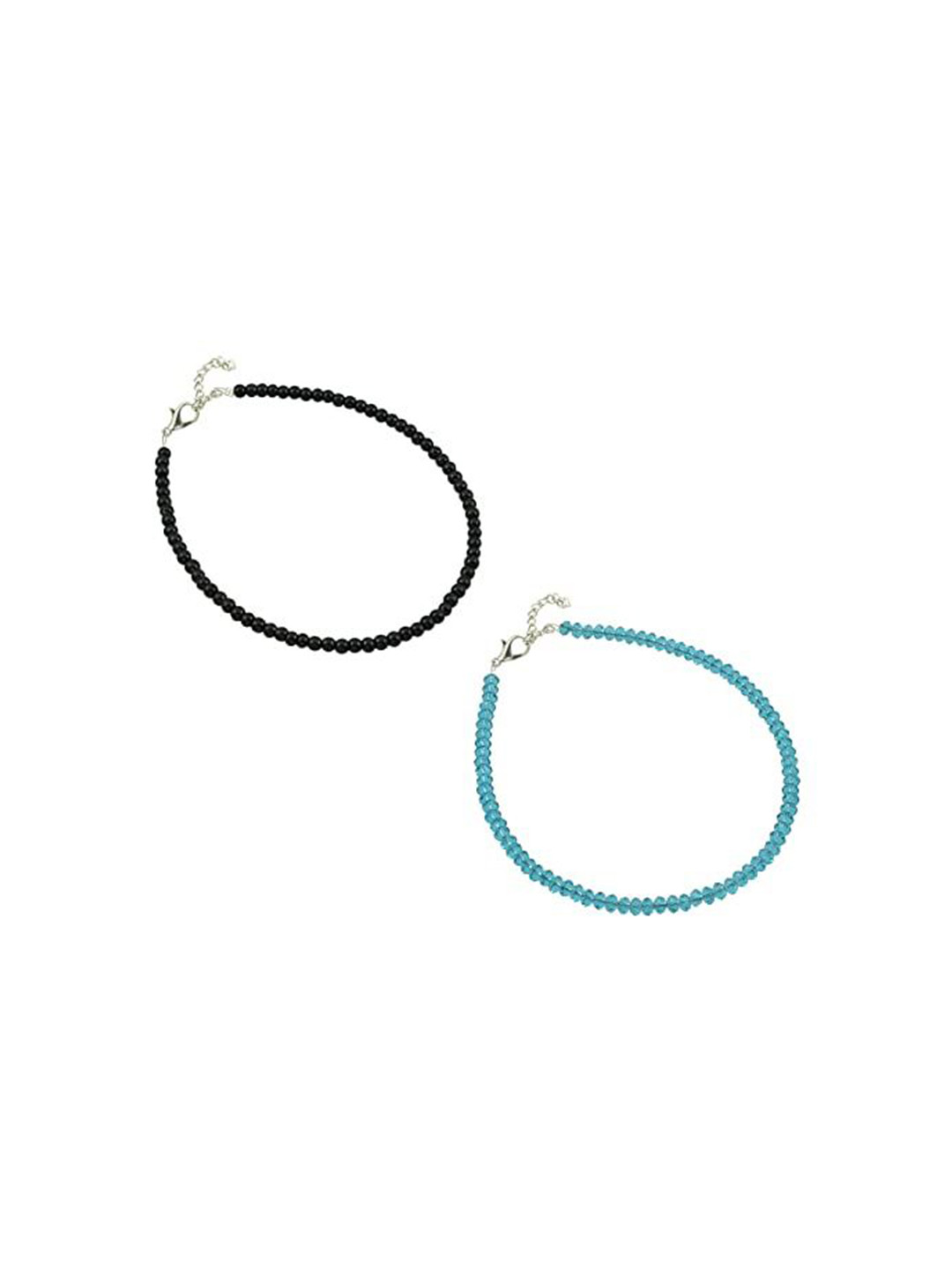 HIGH TRENDZ Black Thread Anklet Combo