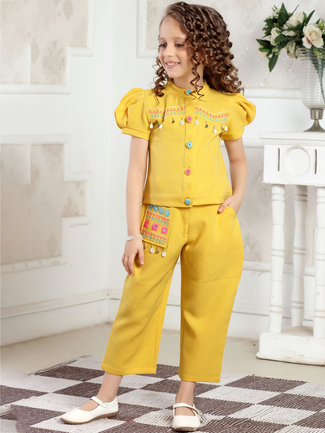 Lei-Chie Girls Shirt with Trousers