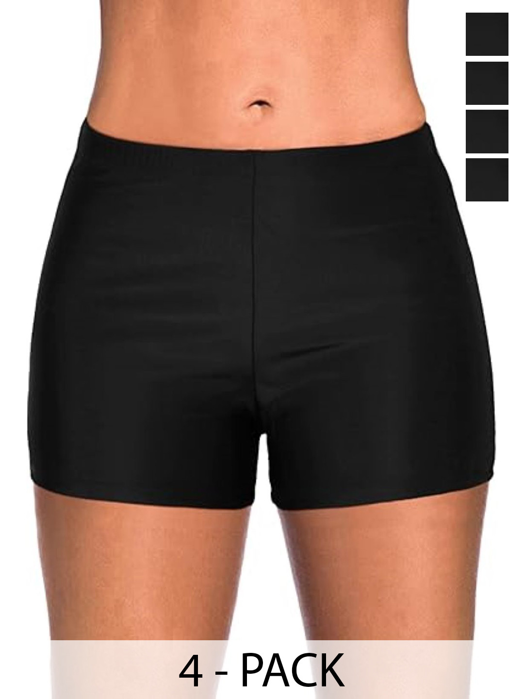 Aqua Holic Pack Of 4  Swim Shorts