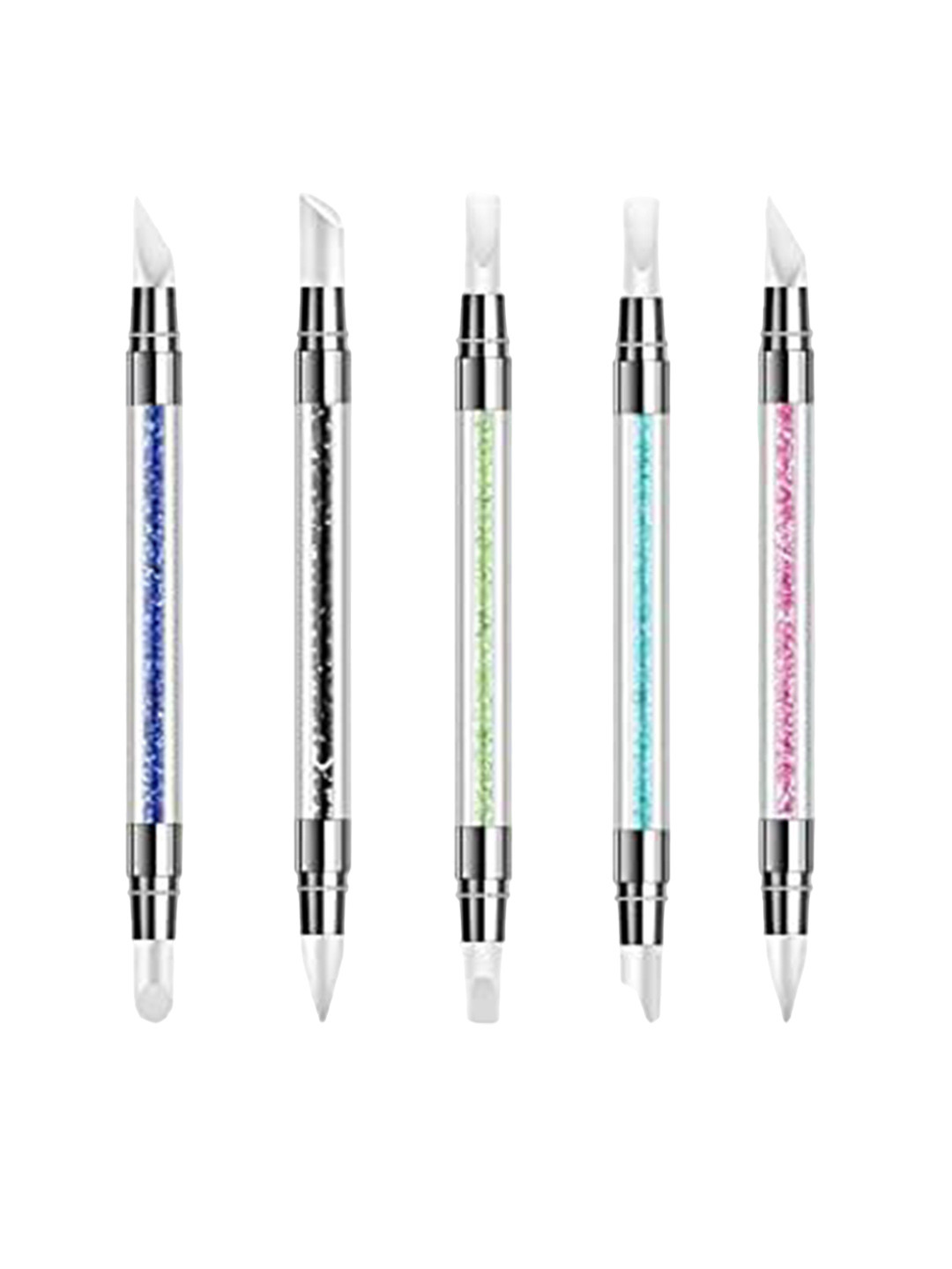 Scheibe Set Of 5 Silicone Head Nail Art Brush for Picking Stones