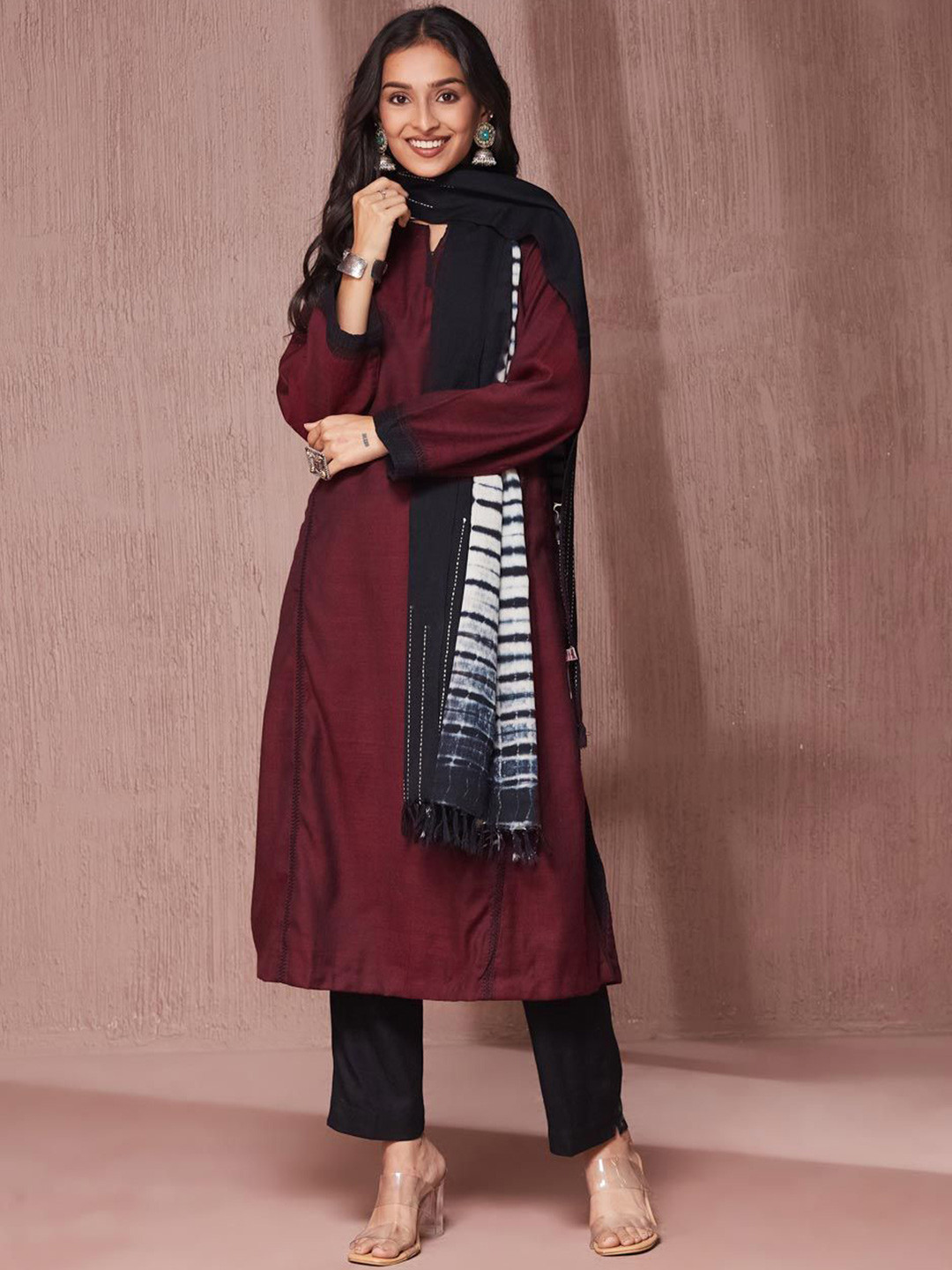 Fabindia Women Tie & Dye Winter Stole