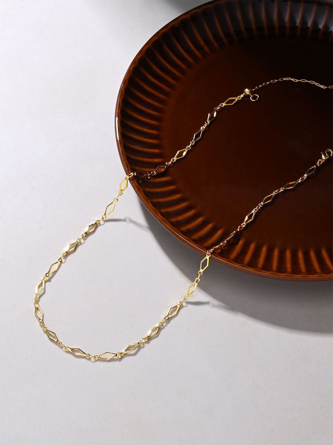 Accessorize 14k Gold-Plated Cut-Out Chain