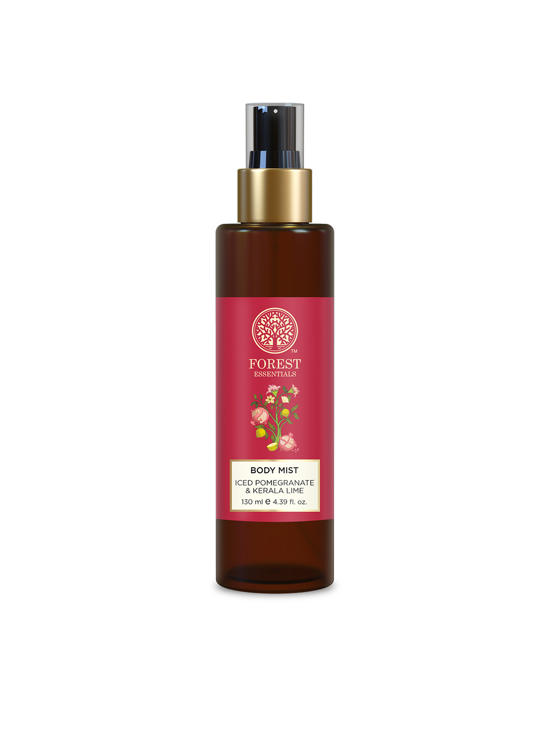 Forest Essentials Hydrating Body Mist Iced Pomegranate & Kerala Lime Spray - 130ml
