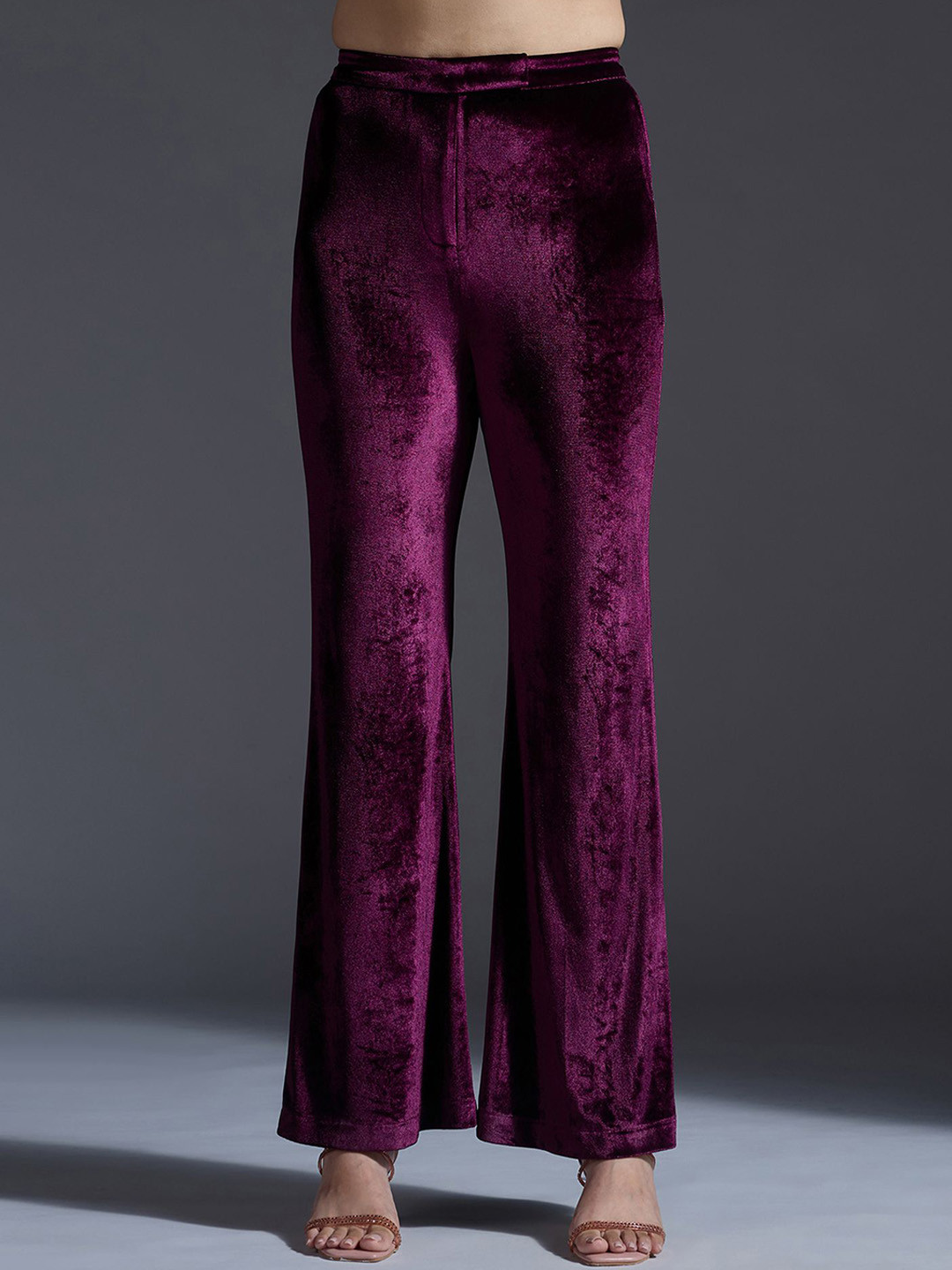 20Dresses Women Slim Fit High-Rise Wide Leg Trousers