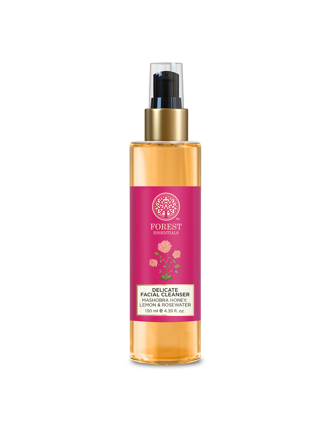 Forest Essentials Delicate Facial Cleanser with Mashobra Honey, Lemon & Rose Water - 130ml