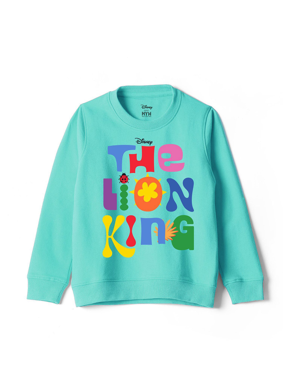 Wear Your Mind Kids Graphic Printed Round Neck Long Sleeves Sweatshirt