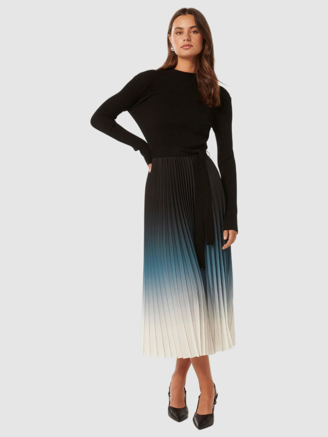 Forever New Women Formal Fit - Flare Midi Dress