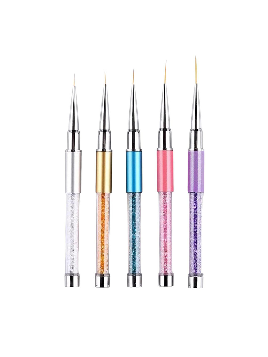 Scheibe Set Of 5 Nail Art Lining Brushes
