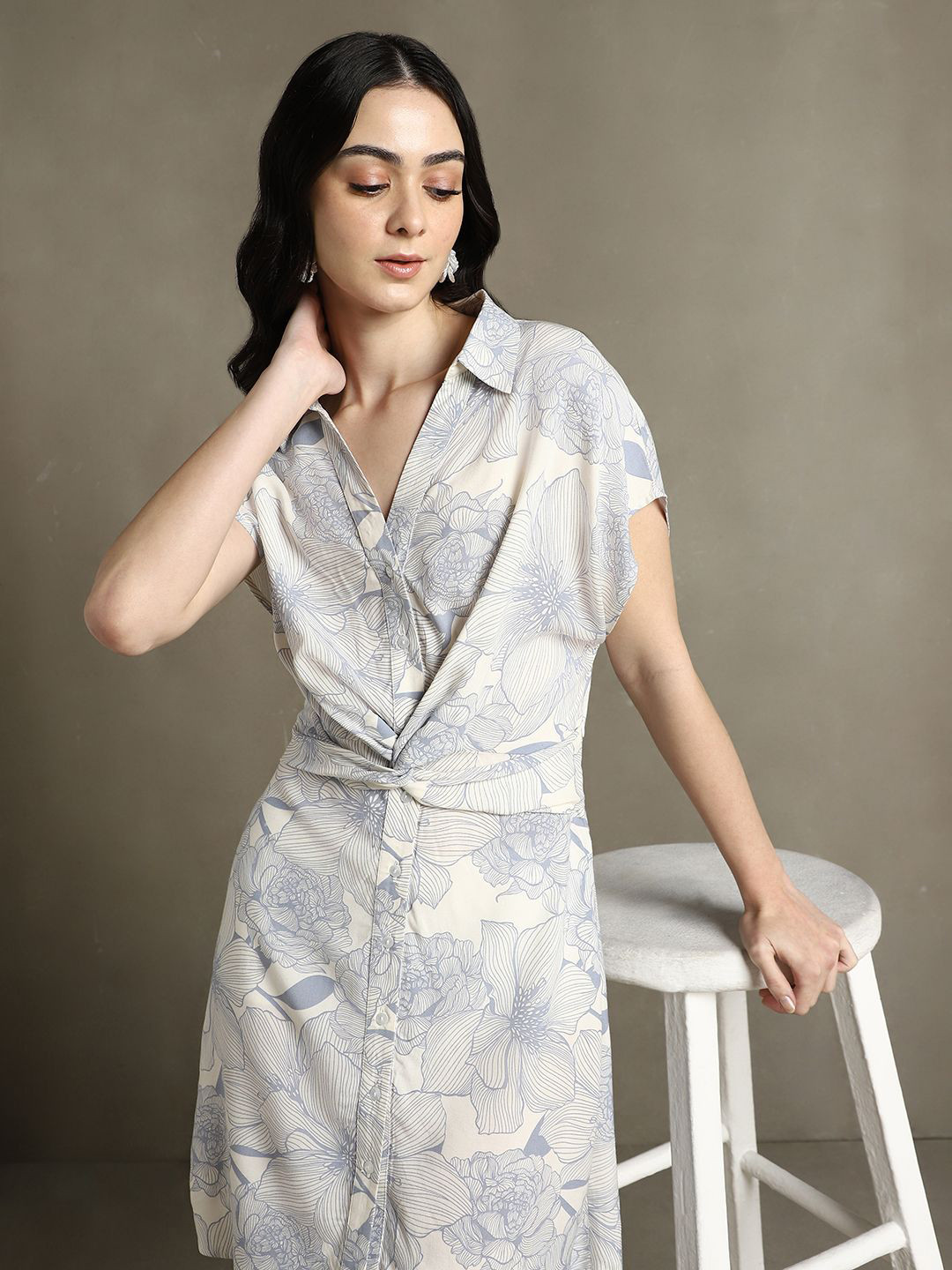 DL Woman Floral Printed Dress