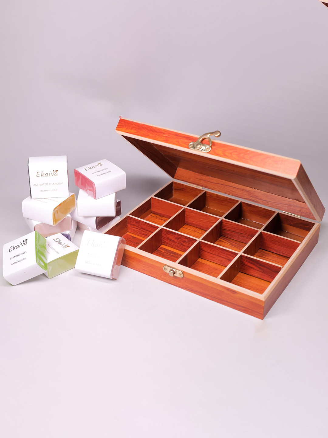 EKAIVA ORGANICS Set Of 12 Natural & Organic Bathing Bar - 50 g